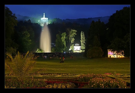 Herkules Kassel, Nacht im Park...