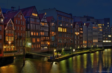 blaue Stunde - blue hour - Hamburg