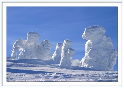 Schneefiguren - auf dem Brocken / Harz