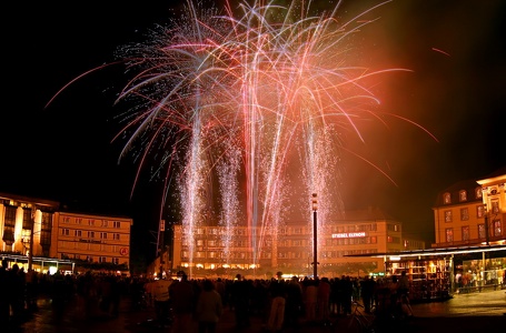 Feuerwerk auf dem Königsplatz
