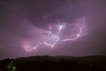 Gewitter-Nacht in Schauenburg Hoof