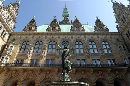 Fassade Rathaus Hamburg