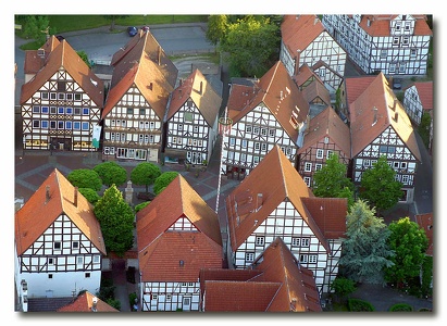 Hofgeismar Altstadt - Luftaufnahme