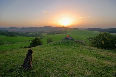 Sonnenuntergang am Dörnberg