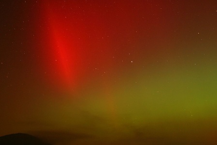 Polarlicht über Nordhessen