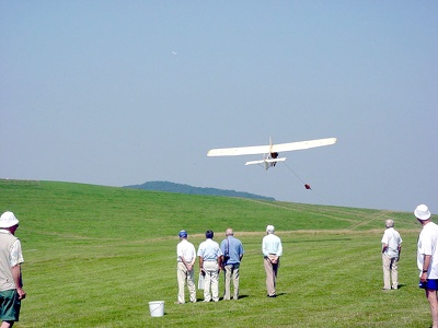 SG38 beim Windenstart