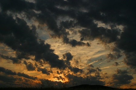 Wolken ziehen