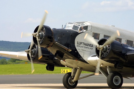 JU 52 Anrollen