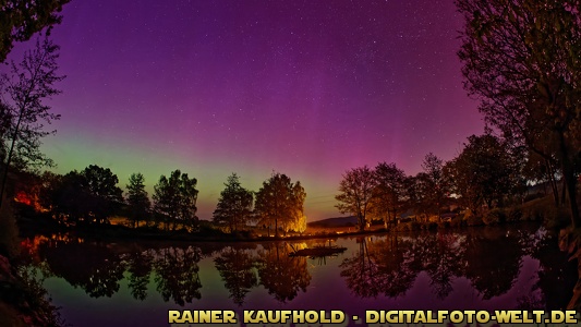 Polarlichter in Nordhessen am 11. Mai 2024
